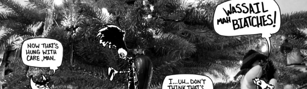 The unfortunate result of too much egg nog.