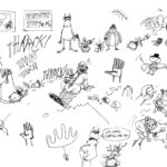 Triffids in the sketchbook