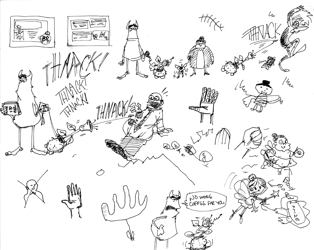 Torrence in the sketchbook for January 20, 2015