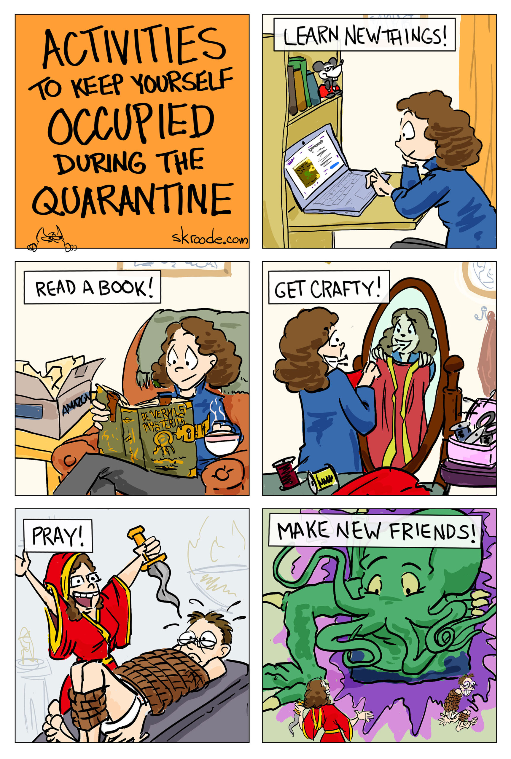 Activities to keep yourself occupied during the quarantine