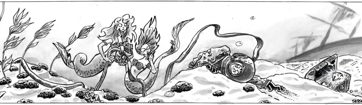 InkTober day 1, 2, 3 and 4